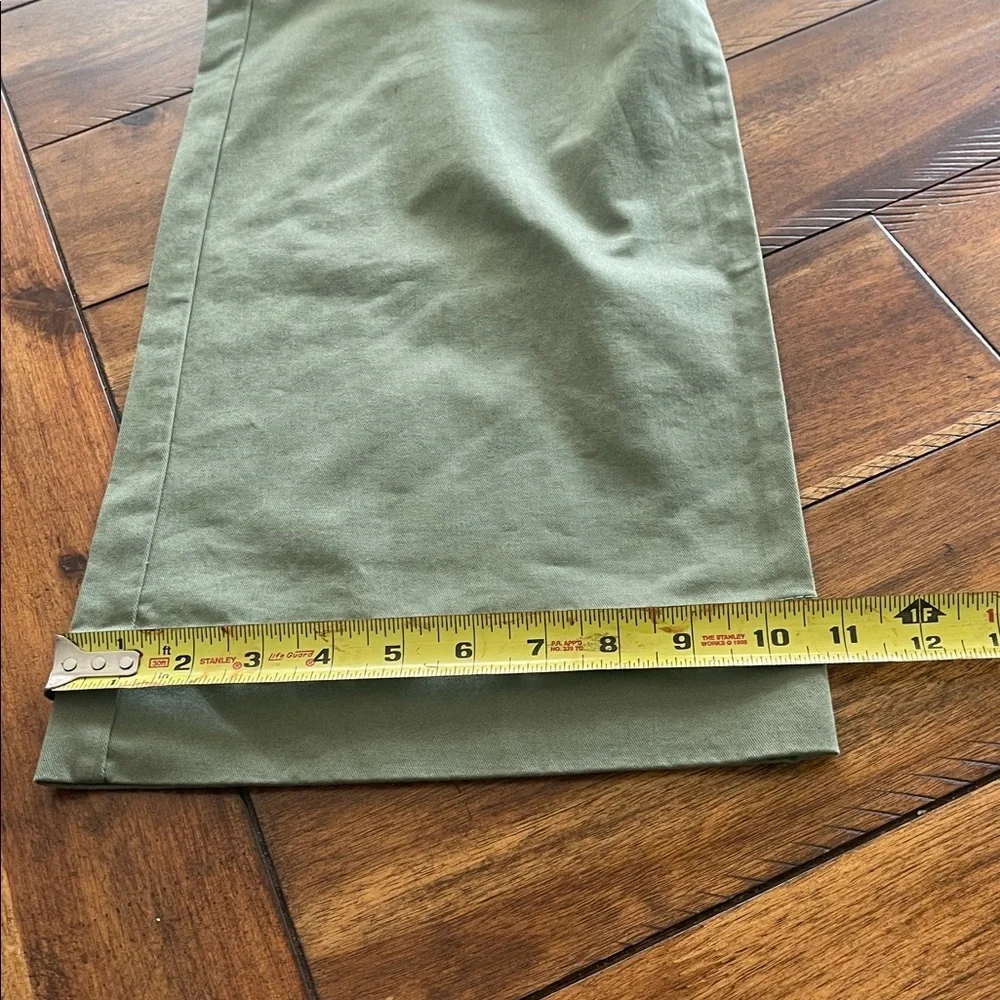On 34th Women's High-Rise Wide-Leg Chino Pants Green size 2 - Picture 16 of 16